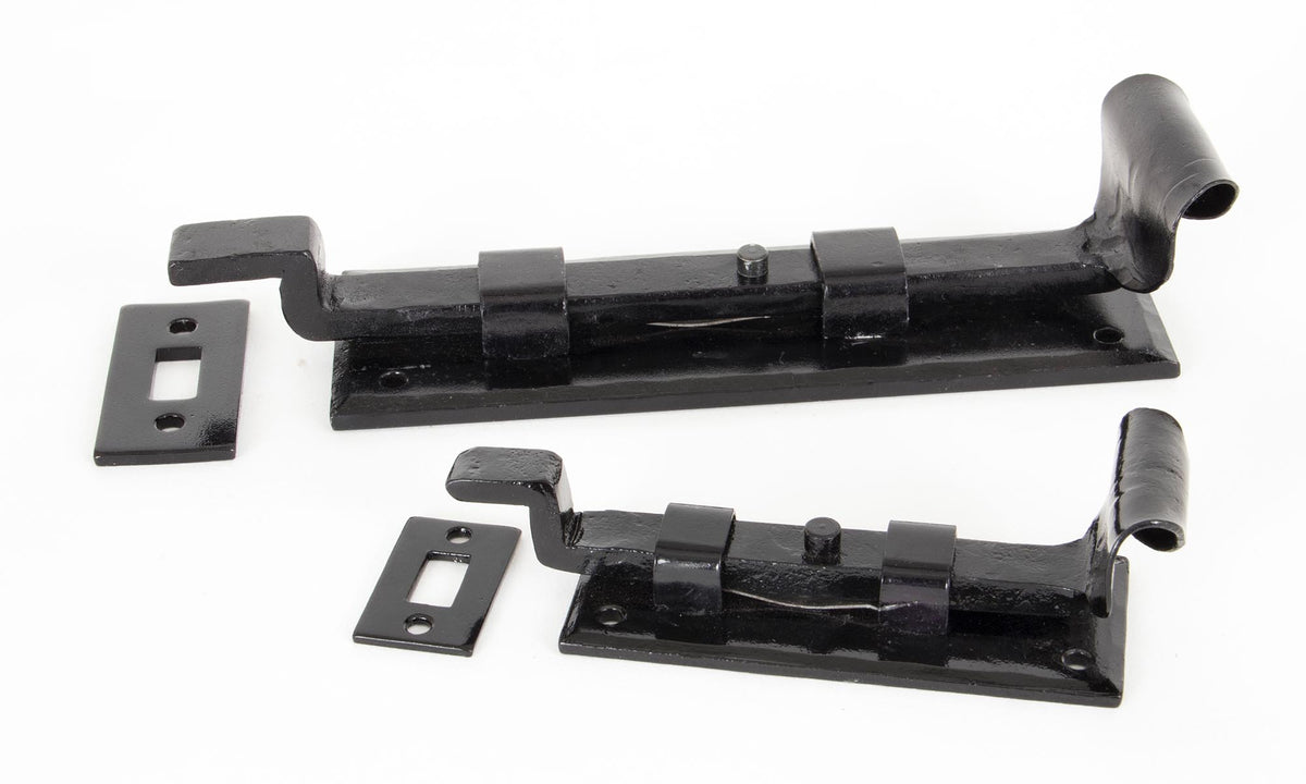 FISHTAIL BOLT CRANKED 158x52x40 BLK - 33016 by MARCHES (ANVIL) ARCHITECTURAL HARDWARE
