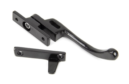 PEARDROP NIGHT VENT FASTENER LH 143x16x35 BLK - 33023 by MARCHES (ANVIL) ARCHITECTURAL HARDWARE