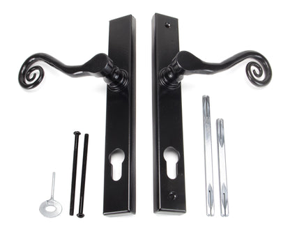 MONKEYTAIL SLIM LEVER ESPAGNOLETTE LOCK LH 128x242x58 BLK - 33037L by MARCHES (ANVIL) ARCHITECTURAL HARDWARE