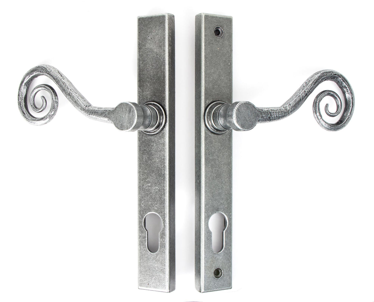 MONKEYTAIL SLIM LEVER ESPAGNOLETTE LOCK LH 128x242x58 PEW - 33038L by MARCHES (ANVIL) ARCHITECTURAL HARDWARE