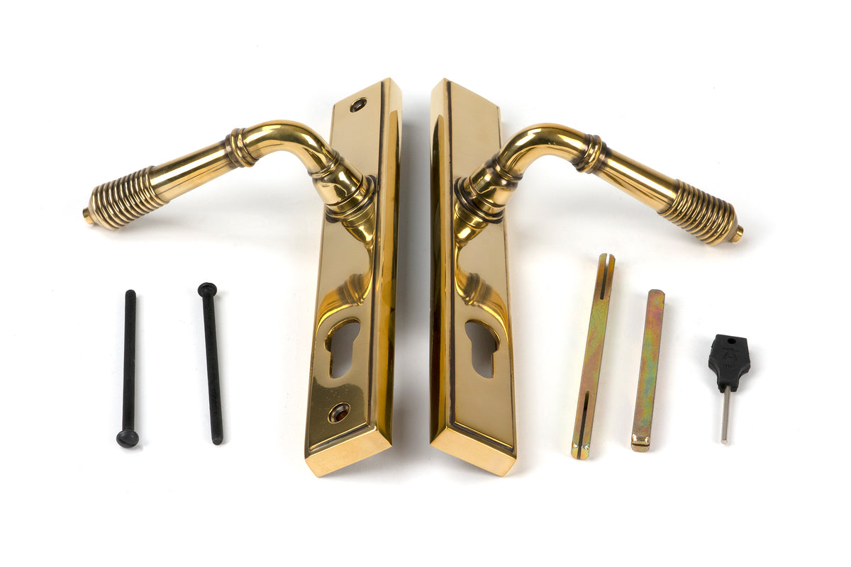REEDED SLIMLINE ESPAGNOLETTE LOCK 123x244x70 AGBR - 33039 by MARCHES (ANVIL) ARCHITECTURAL HARDWARE