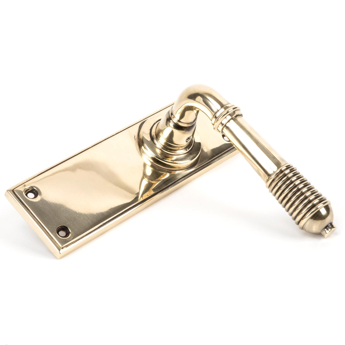 REEDED LEVER HANDLE LATCH 123x152x70 AGBR - 33083 by MARCHES (ANVIL) ARCHITECTURAL HARDWARE