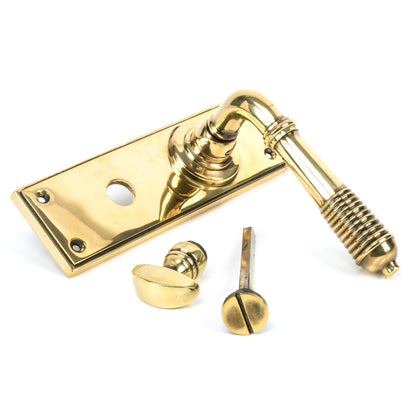 REEDED LEVER HANDLE BATH 123x152x70 AGBR - 33084 by MARCHES (ANVIL) ARCHITECTURAL HARDWARE