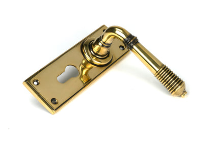 REEDED LEVER HANDLE EURO 123x152x70 AGBR - 33085 by MARCHES (ANVIL) ARCHITECTURAL HARDWARE