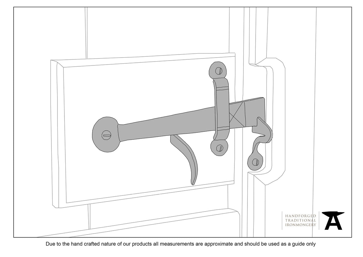 BEAN THUMBLATCH MEDIUM 210x50 BWX - 33101 by MARCHES (ANVIL) ARCHITECTURAL HARDWARE