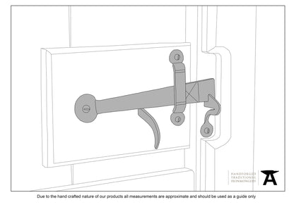 BEAN THUMBLATCH MEDIUM 210x50 BWX - 33101 by MARCHES (ANVIL) ARCHITECTURAL HARDWARE