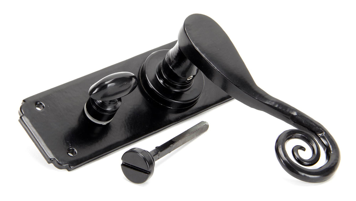 MONKEYTAIL LEVER HANDLE BATH 126x152x57 BLK - 33266 by MARCHES (ANVIL) ARCHITECTURAL HARDWARE