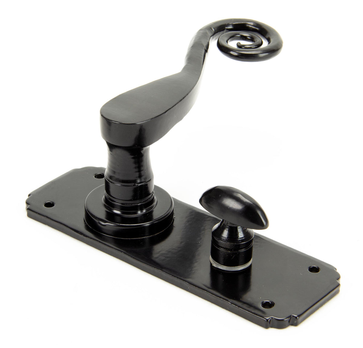 MONKEYTAIL LEVER HANDLE BATH 126x152x57 BLK - 33266 by MARCHES (ANVIL) ARCHITECTURAL HARDWARE