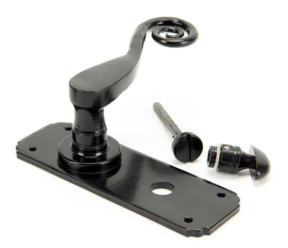 MONKEYTAIL LEVER HANDLE BATH 126x152x57 BLK - 33266 by MARCHES (ANVIL) ARCHITECTURAL HARDWARE