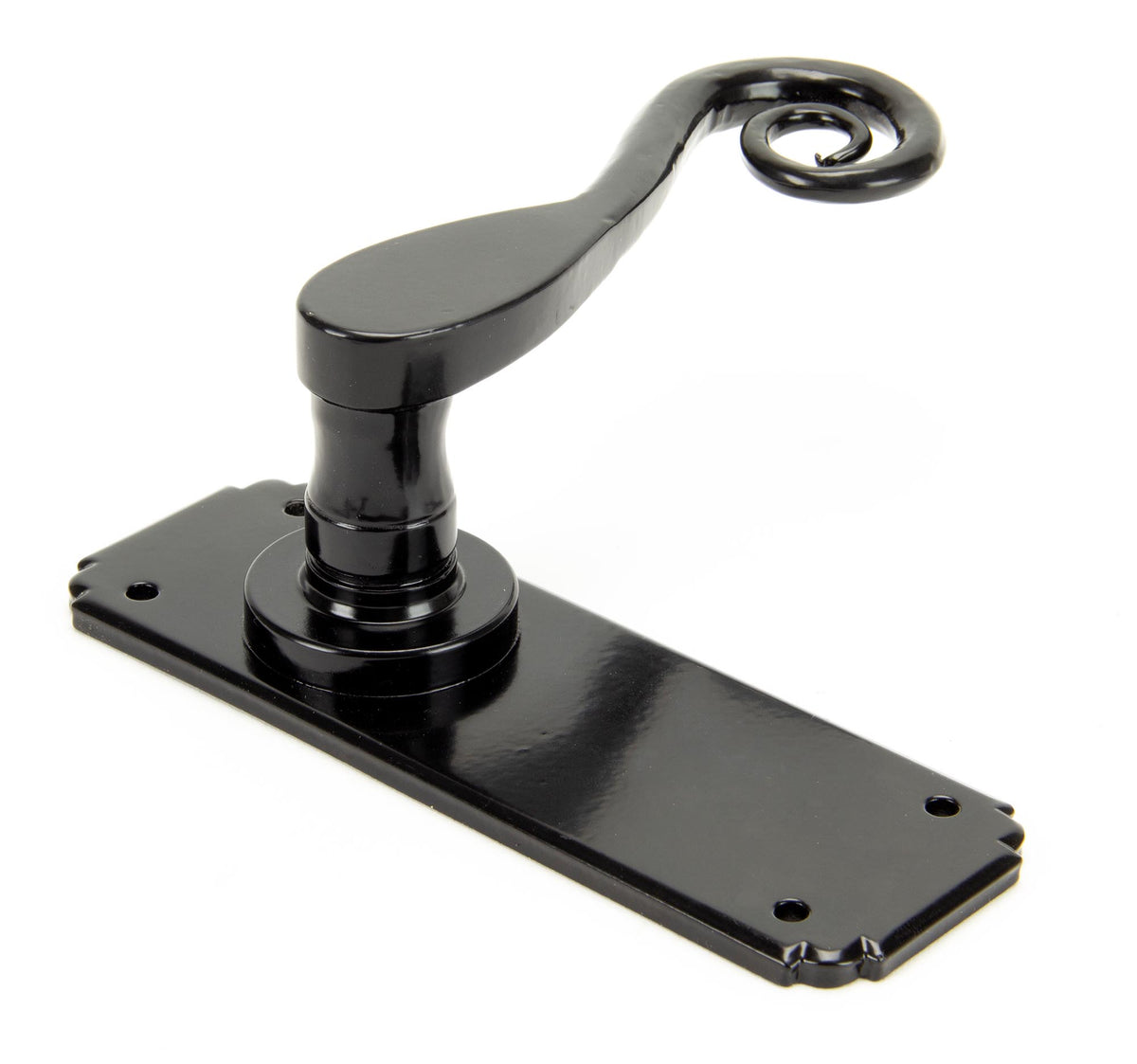 MONKEYTAIL LEVER HANDLE LATCH 126x152x57 BLK - 33278 by MARCHES (ANVIL) ARCHITECTURAL HARDWARE
