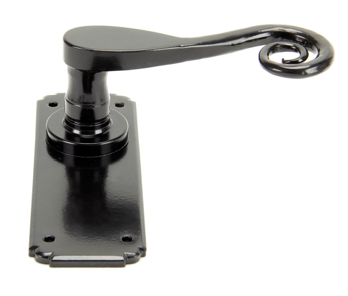 MONKEYTAIL LEVER HANDLE LATCH 126x152x57 BLK - 33278 by MARCHES (ANVIL) ARCHITECTURAL HARDWARE