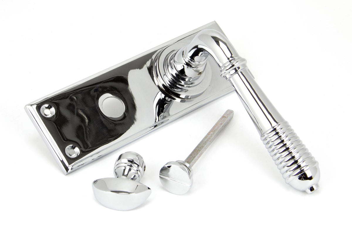 REEDED LEVER HANDLE BATH 123x152x70 PCP - 33308 by MARCHES (ANVIL) ARCHITECTURAL HARDWARE