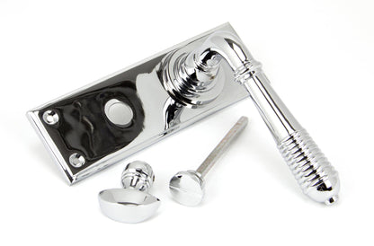 REEDED LEVER HANDLE BATH 123x152x70 PCP - 33308 by MARCHES (ANVIL) ARCHITECTURAL HARDWARE