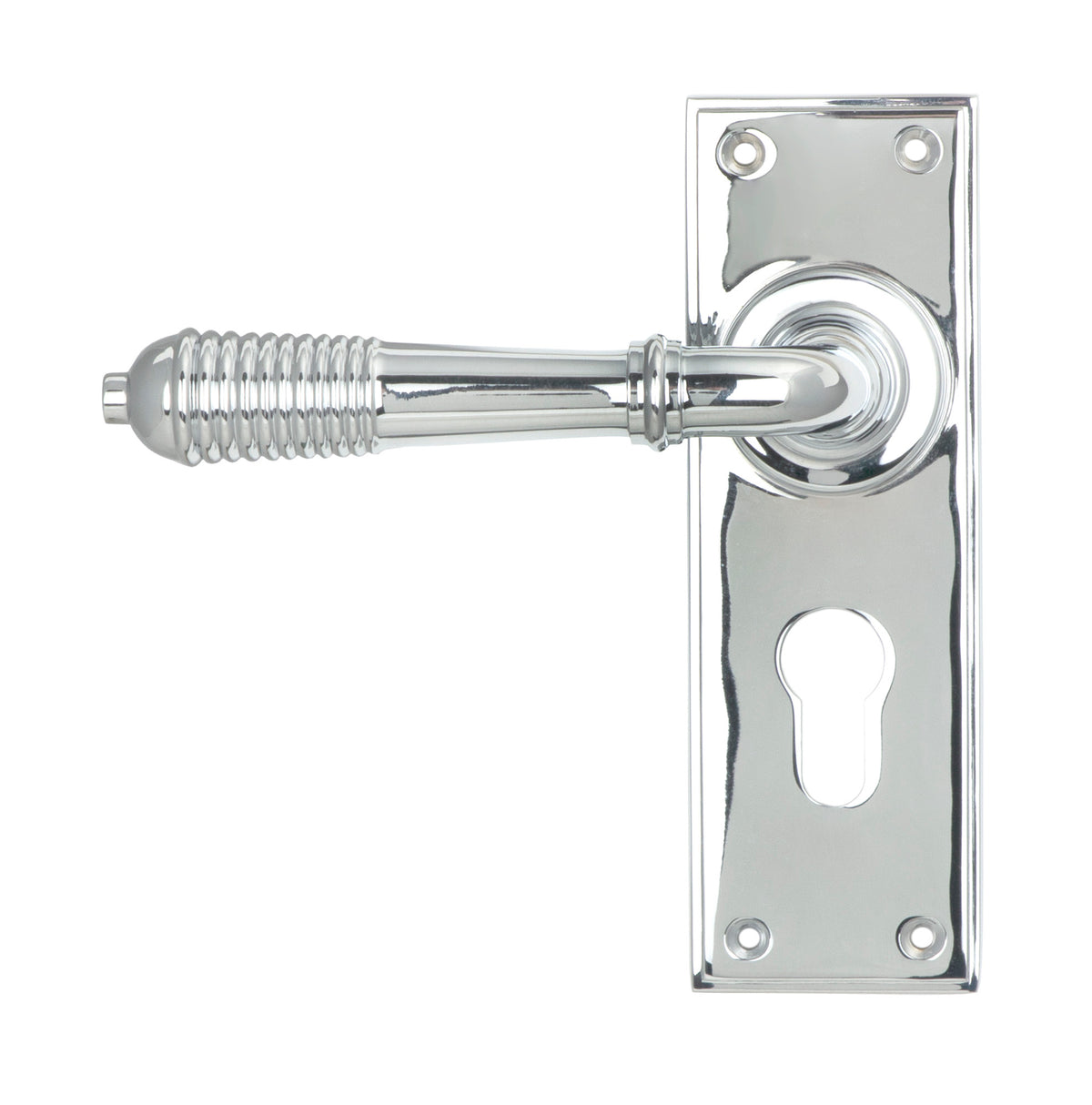 REEDED LEVER HANDLE EURO 123x152x70 PCP - 33309 by MARCHES (ANVIL) ARCHITECTURAL HARDWARE