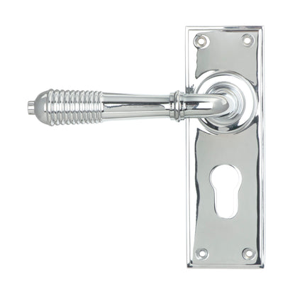 REEDED LEVER HANDLE EURO 123x152x70 PCP - 33309 by MARCHES (ANVIL) ARCHITECTURAL HARDWARE
