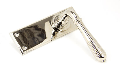 REEDED LEVER HANDLE LATCH 123x152x70 PNP - 33325 by MARCHES (ANVIL) ARCHITECTURAL HARDWARE