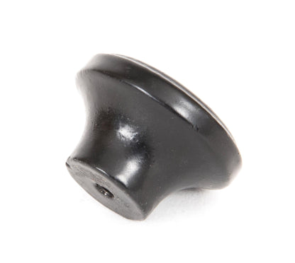 RIBBED CABINET KNOB 32x21x16 BLK - 33371 by MARCHES (ANVIL) ARCHITECTURAL HARDWARE