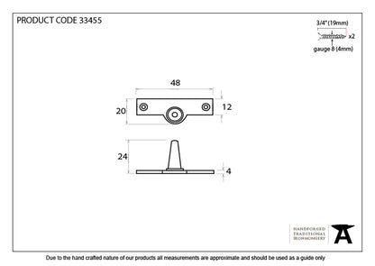 OFFSET STAY PIN 47x20x24 APW - 33455 by MARCHES (ANVIL) ARCHITECTURAL HARDWARE
