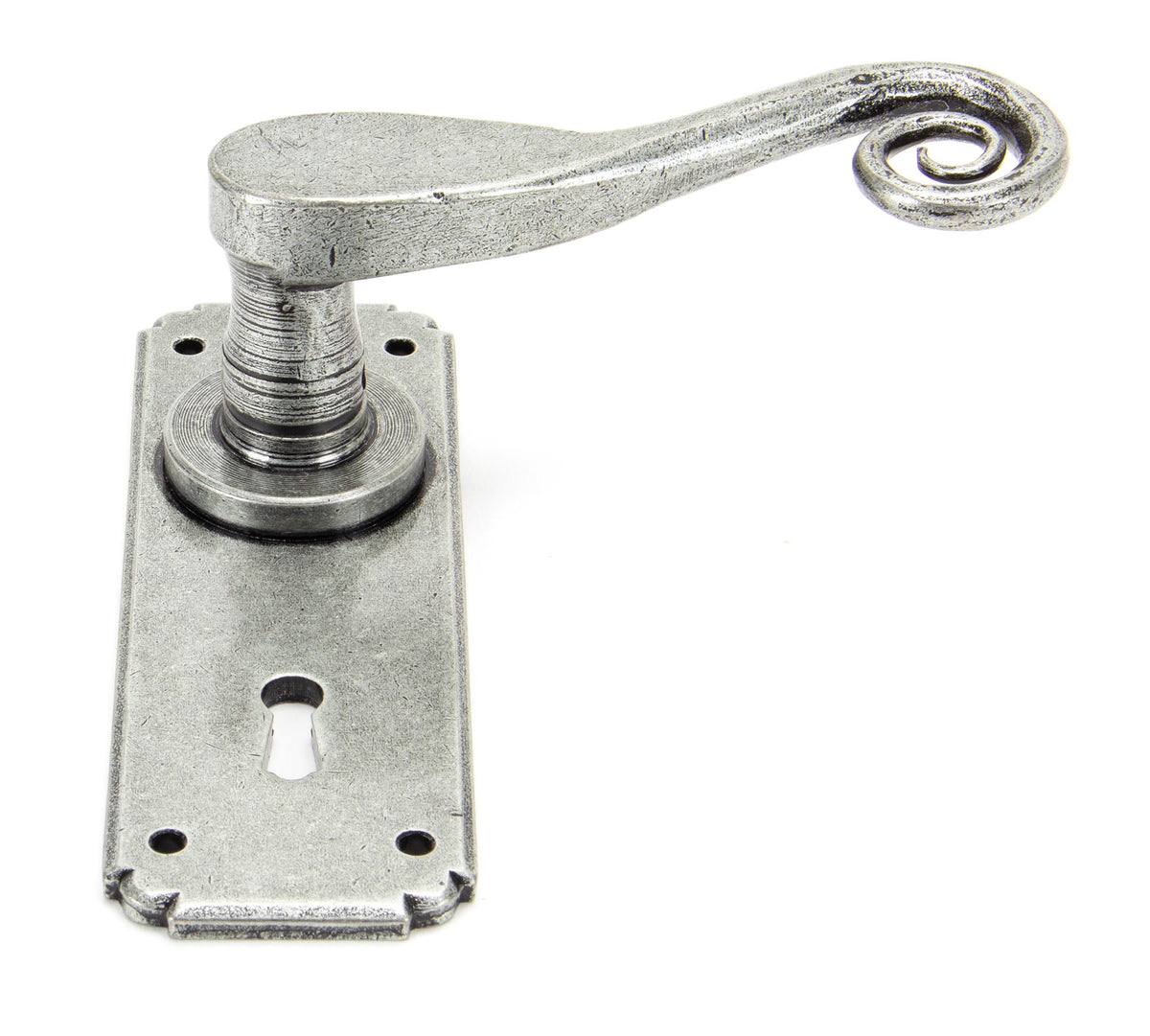 MONKEYTAIL LEVER HANDLE LOCK 126x152x57 PEW - 33615 by MARCHES (ANVIL) ARCHITECTURAL HARDWARE