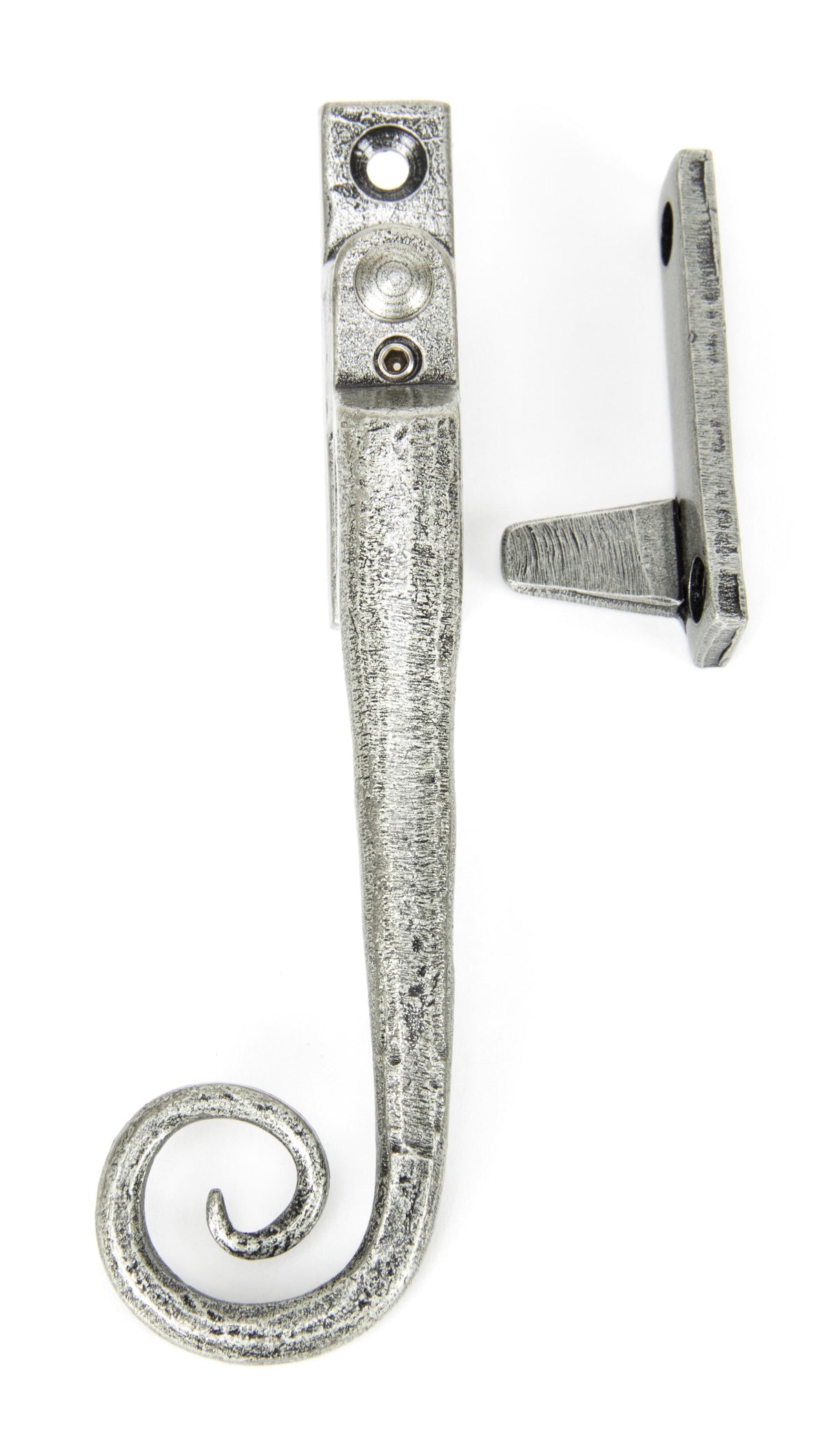 MONKEYTAIL NIGHT-VENT LOCKING FASTENER LH 157x16x35 PEW - 33618 by MARCHES (ANVIL) ARCHITECTURAL HARDWARE