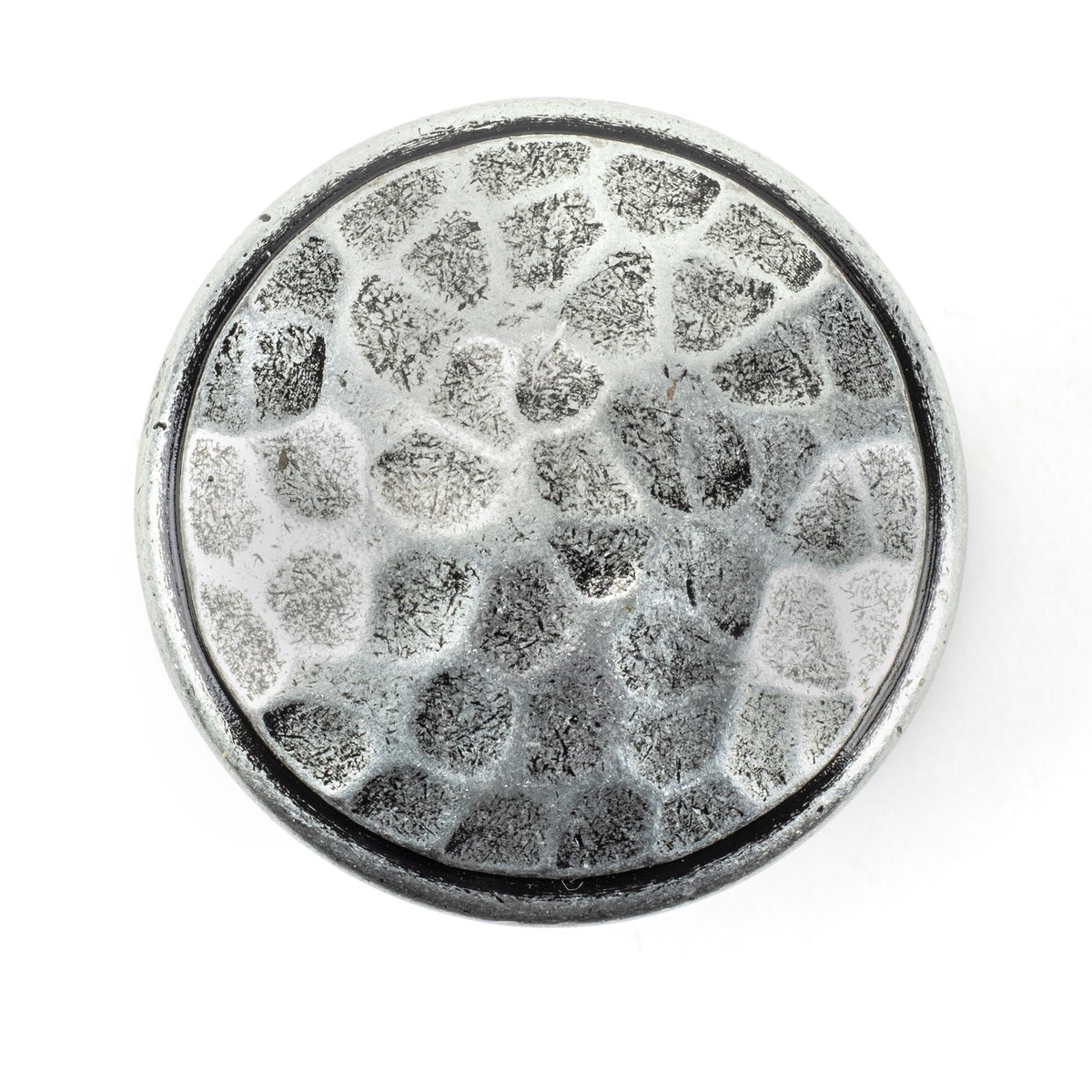 HAMMERED CABINET KNOB 40x31x20 PEW - 33625 by MARCHES (ANVIL) ARCHITECTURAL HARDWARE
