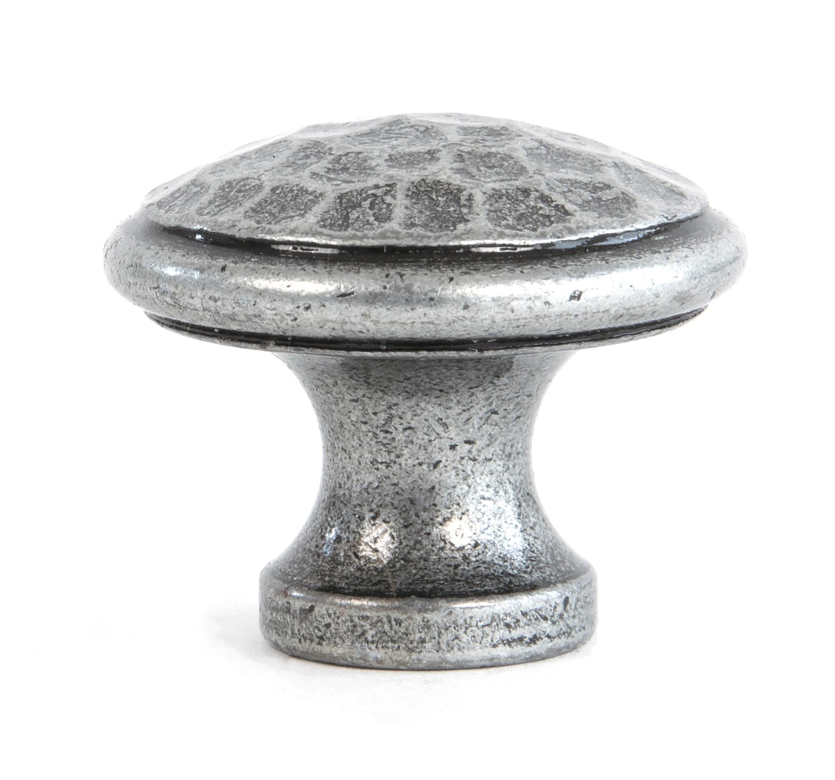 HAMMERED CABINET KNOB 30x25x15 PEW - 33626 by MARCHES (ANVIL) ARCHITECTURAL HARDWARE