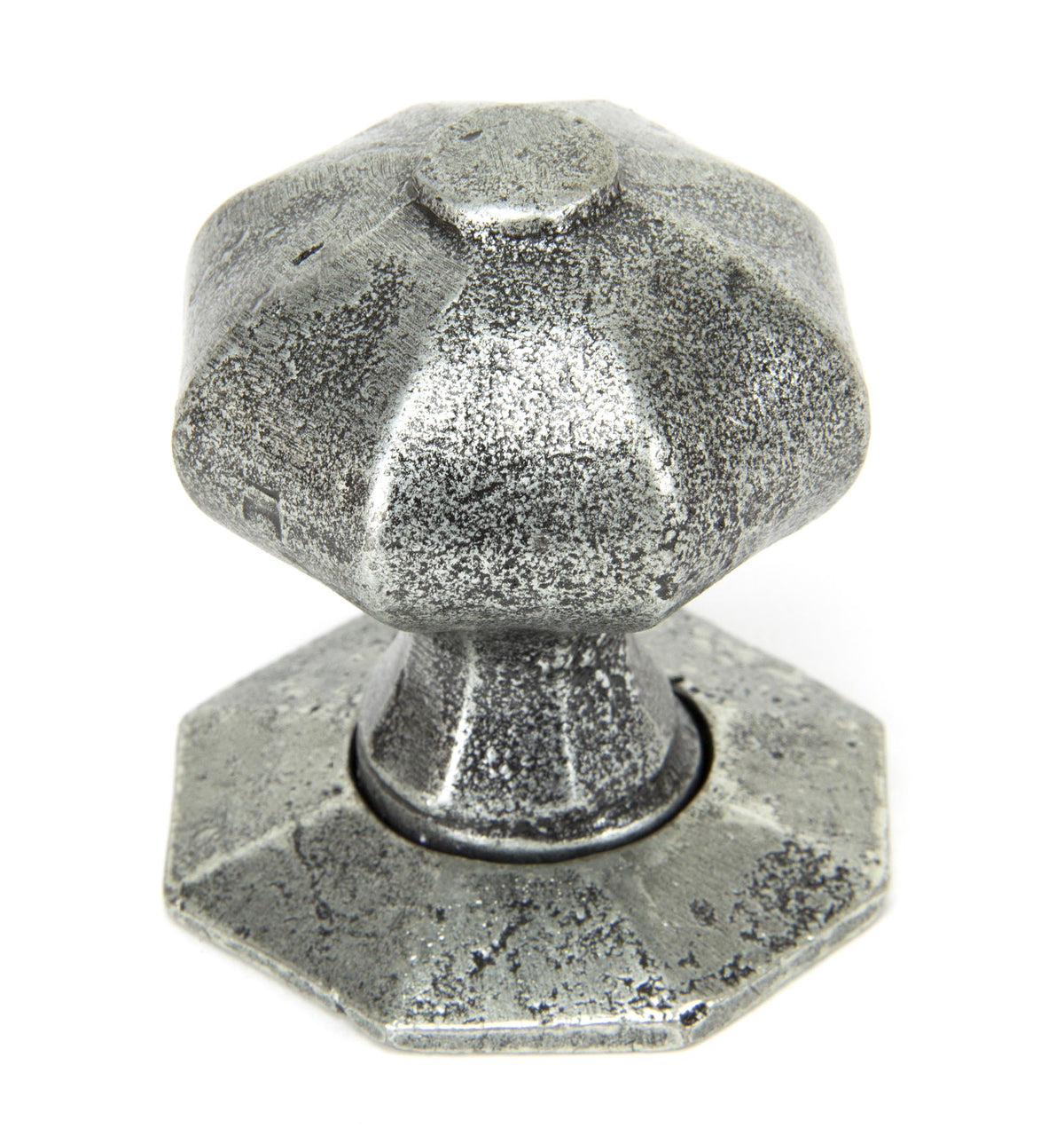 OCTAGONAL MORTICE RIM KNOB 54x66x57 PEW - 33643 by MARCHES (ANVIL) ARCHITECTURAL HARDWARE