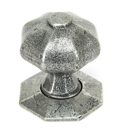 OCTAGONAL MORTICE RIM KNOB 54x66x57 PEW - 33643 by MARCHES (ANVIL) ARCHITECTURAL HARDWARE