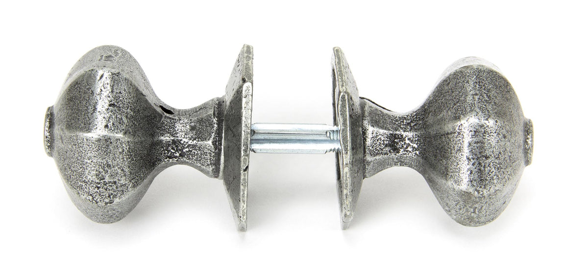 OCTAGONAL MORTICE RIM KNOB 54x66x57 PEW - 33643 by MARCHES (ANVIL) ARCHITECTURAL HARDWARE