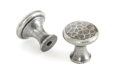 HAMMERED CABINET KNOB 20x20x12 PEW - 33705 by MARCHES (ANVIL) ARCHITECTURAL HARDWARE