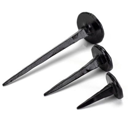 NAIL HANDMADE 82x25 BLK - 33833 by MARCHES (ANVIL) ARCHITECTURAL HARDWARE