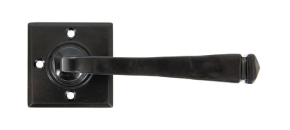AVON LEVER HANDLE ON ROSE SPRUNG 52x118x63 BLK - 33873/S by MARCHES (ANVIL) ARCHITECTURAL HARDWARE