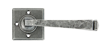 AVON LEVER HANDLE ON ROSE SPRUNG 52x118x63 PEW - 33874/S by MARCHES (ANVIL) ARCHITECTURAL HARDWARE