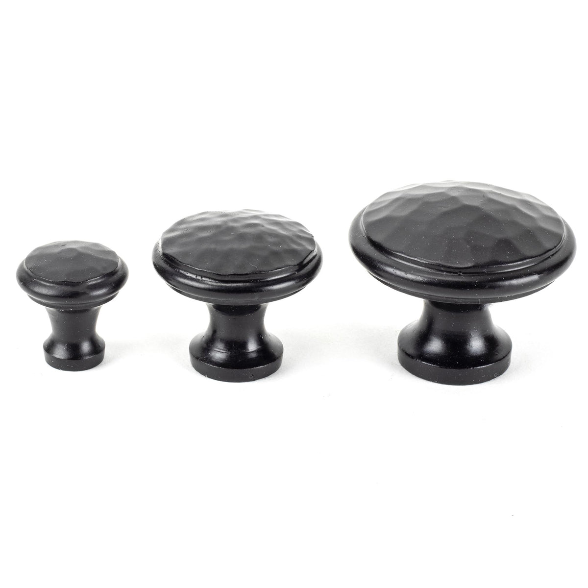 HAMMERED CABINET KNOB 30x25x15 BLK - 33992 by MARCHES (ANVIL) ARCHITECTURAL HARDWARE