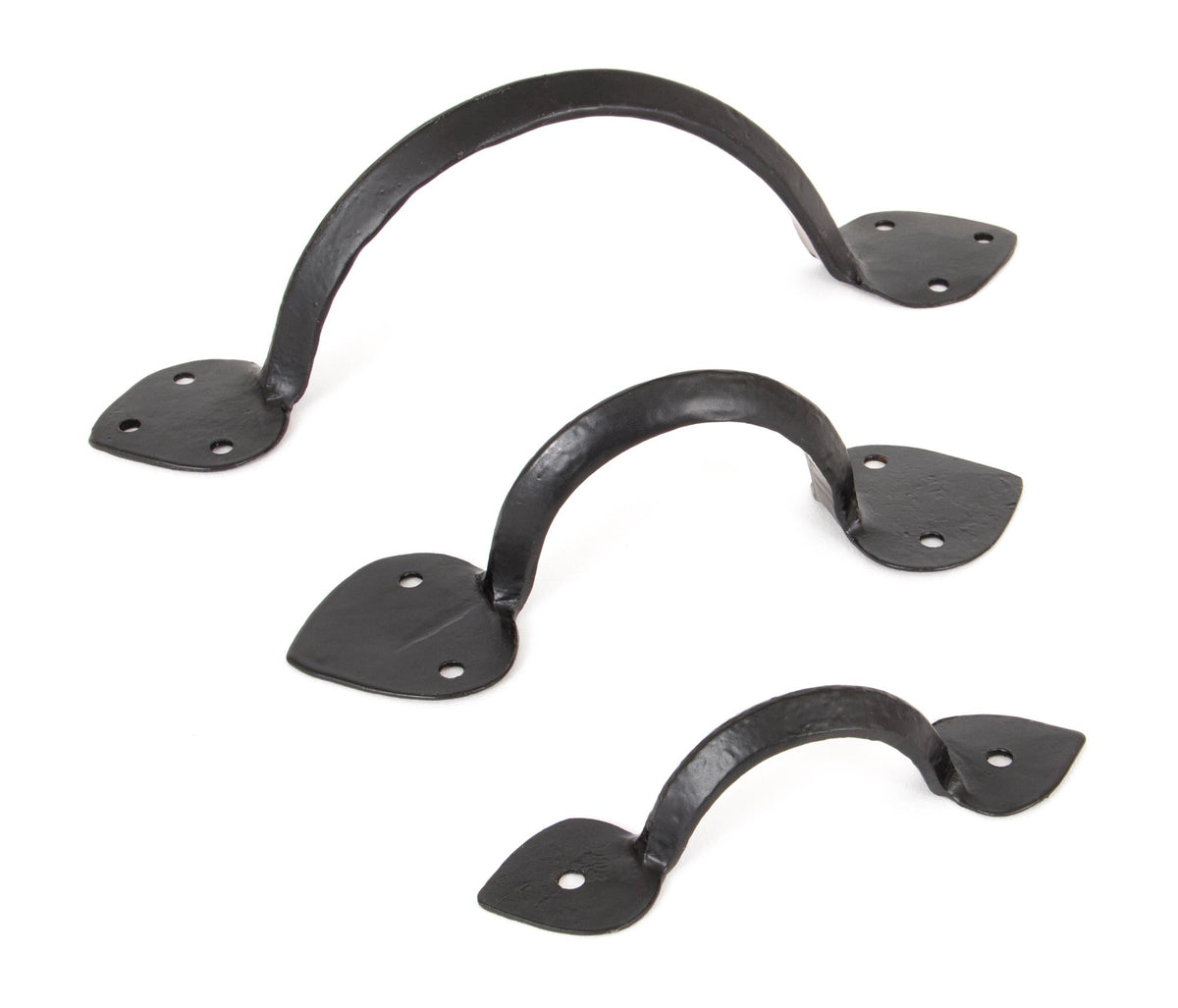 GOTHIC D HANDLE 071HC 101x25x32 BLK - 33994 by MARCHES (ANVIL) ARCHITECTURAL HARDWARE