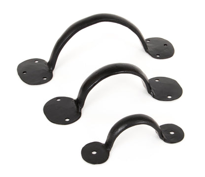 BEAN D HANDLE 078HC 101x28x29 BLK - 33997 by MARCHES (ANVIL) ARCHITECTURAL HARDWARE