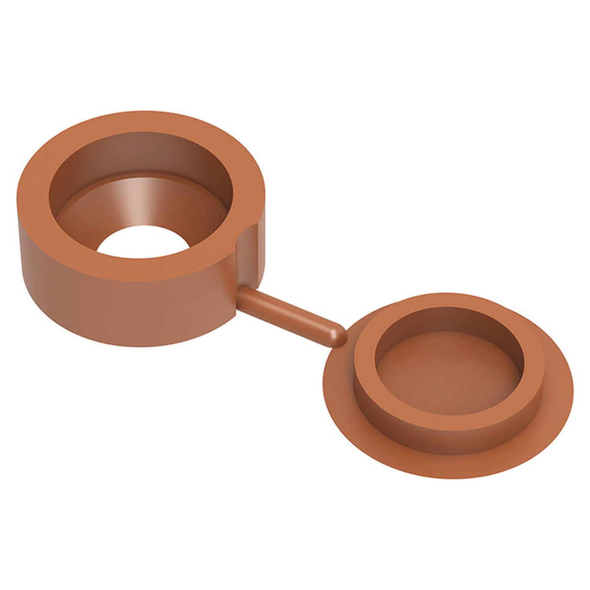 HINGED COVER CAP D13.5x7 PL/LBN by HAFELE UK LTD