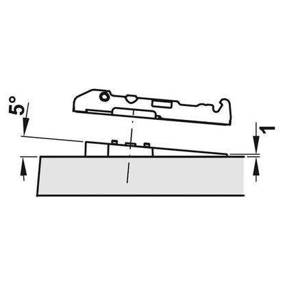 HINGE WEDGE -5deg ZA/NP