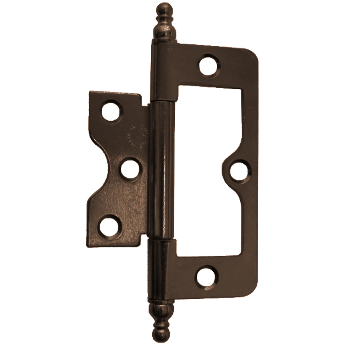 FINIAL FLUSH HINGE 75x25x1.6 FBZ by HAFELE UK LTD