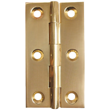 HINGE 204 BROAD 75x42x2 BRS/SELF