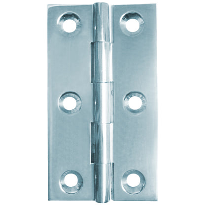 HINGE 204 BROAD 75x42x2 BRS/PCP