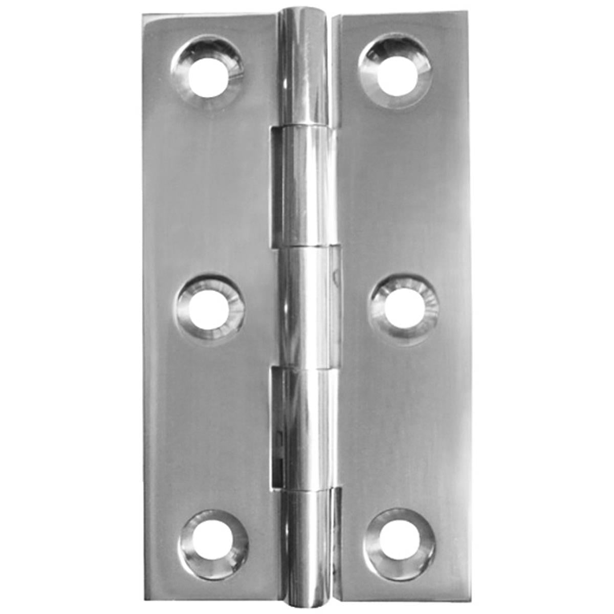 HINGE 204 BROAD 75x42x2 BRS/PNP