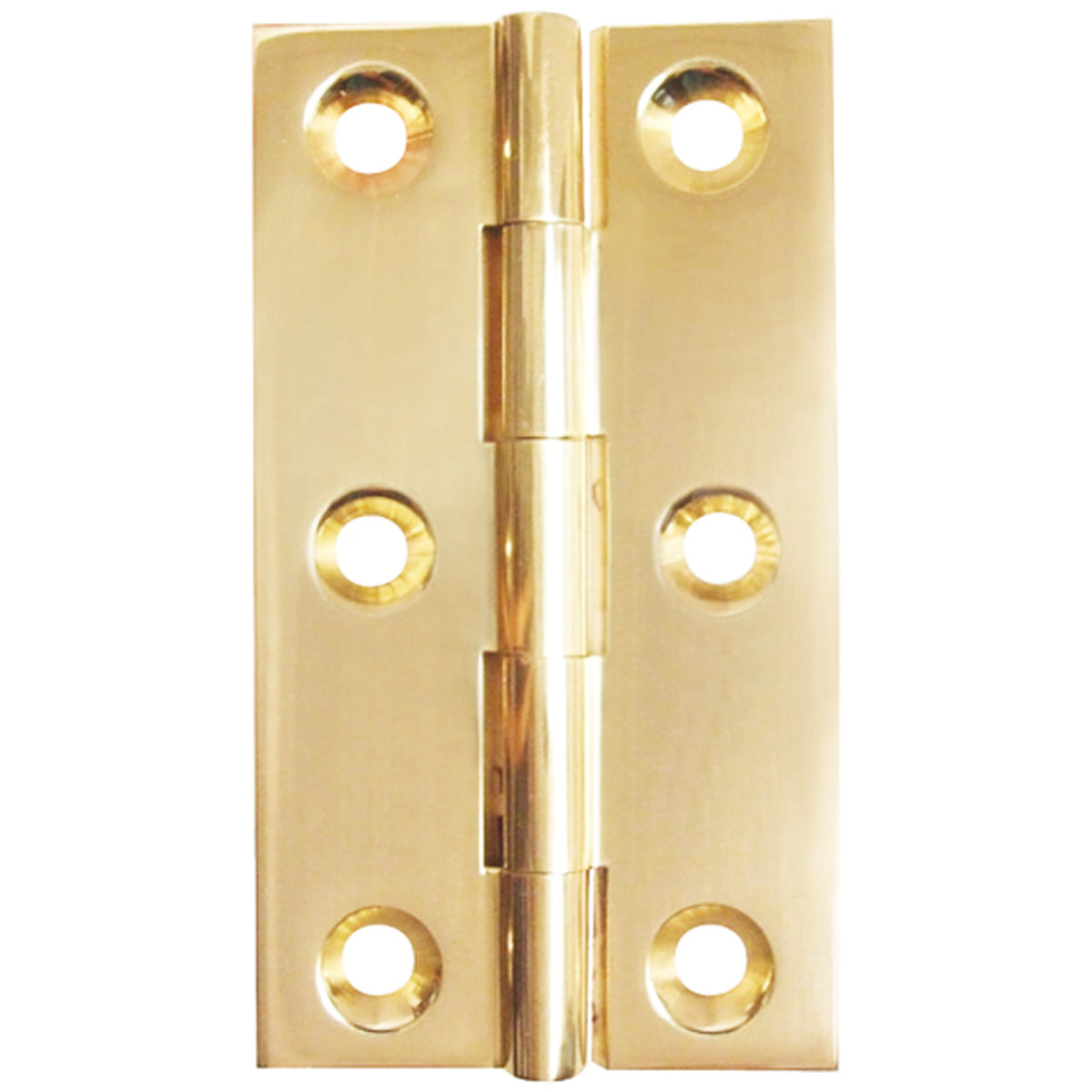 HINGE 204 BROAD 75x42x2 BRS/POL