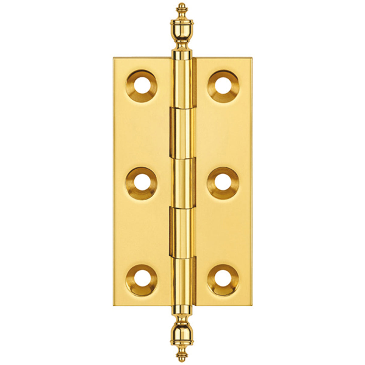 BUTT HINGE FINIAL URN 63x35 BRS/PBR by HAFELE UK LTD