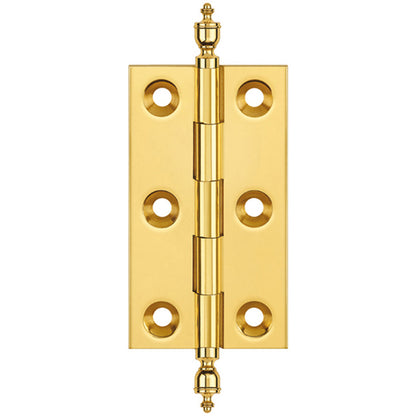 BUTT HINGE FINIAL URN 63x35 BRS/PBR