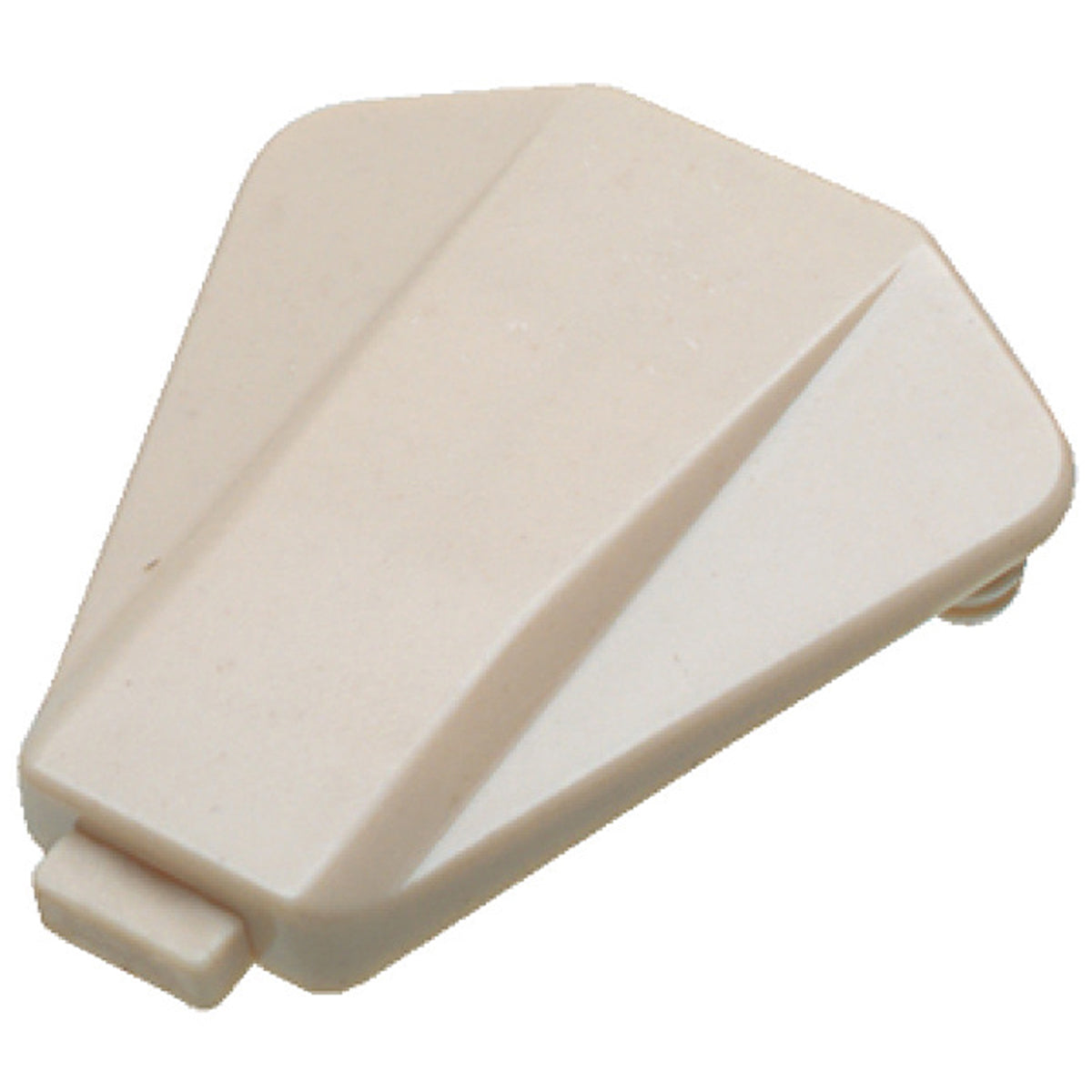 DOOR STOP 2DOWEL PL/CLR BX50