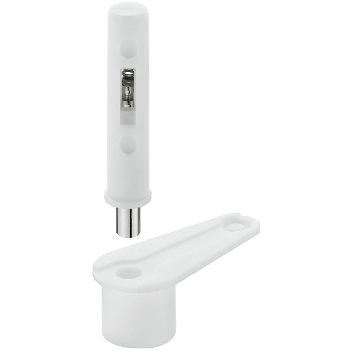 PIVOT HINGE NOSTOP 140deg PL/WHI by HAFELE UK LTD