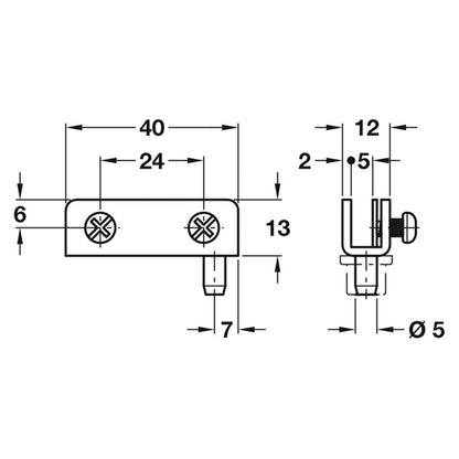 SIMPLEX GL DR HIN 110deg PRS BST/CP