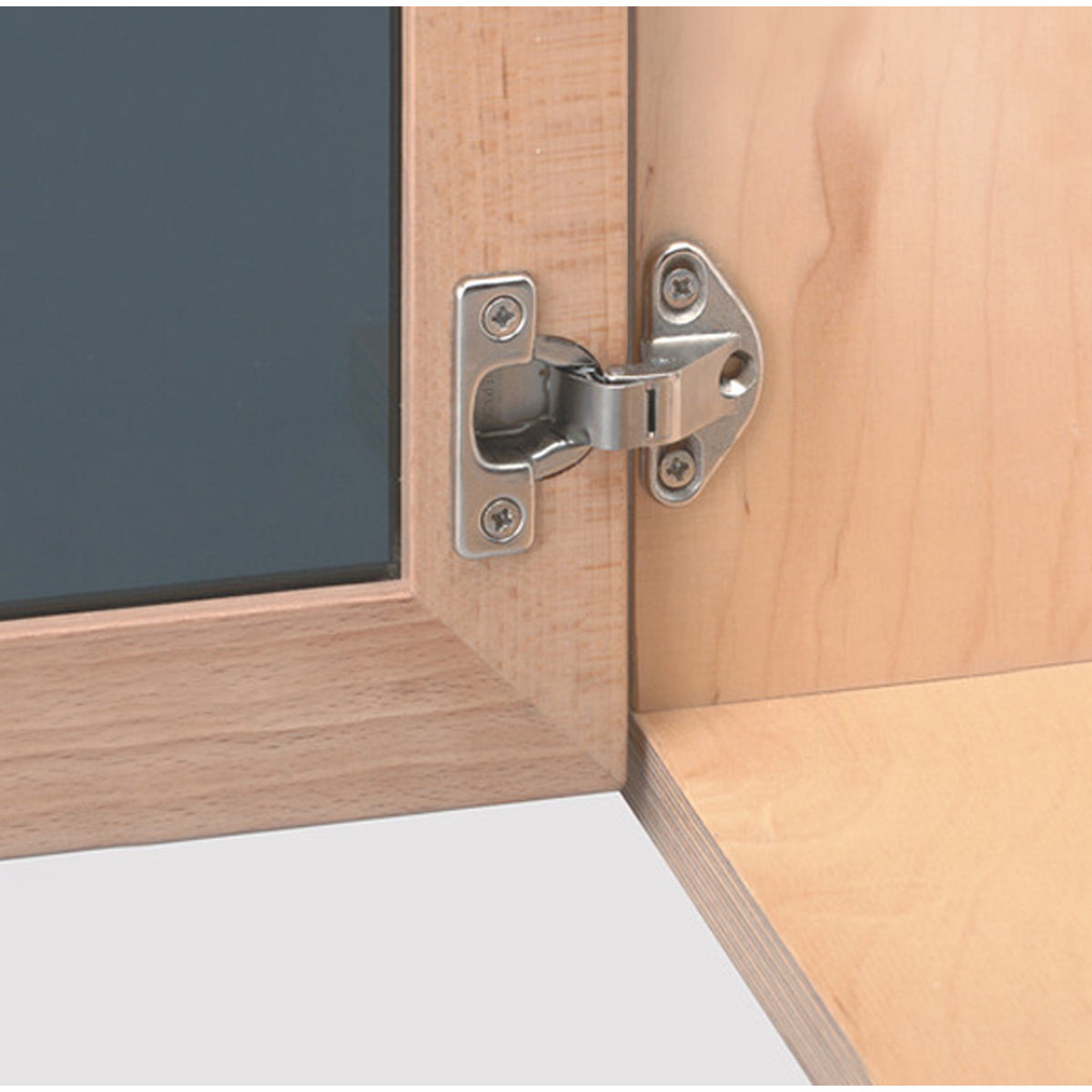 MINI HINGE 92deg SPRUNG O/LAY ST/NP