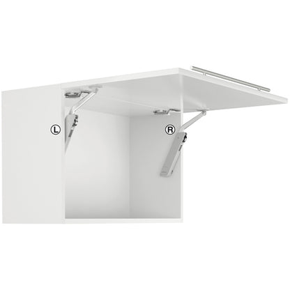 FREE FLAP H 1.5 D PL/MET LH WHI